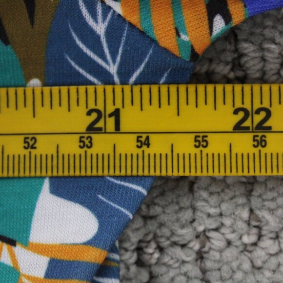 PJ Paul Jones Polo Shirt Mens Small S Multicolor Floral Pattern Short Sleeve NWT - Picture 9 of 10